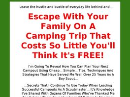 Go to: Discover The Secrets Of Family Camping!
