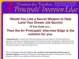 Go to: A+ Principals Interview Edge