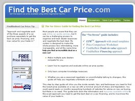 Go to: The No-Stress Guide to Finding the Best Car Price