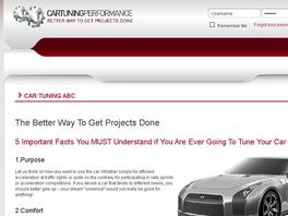 Go to: CarTuning Abc. How to get started?