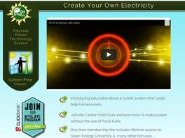 Go to: Carbon Free Power Learn Ways To Make Your Own Power