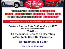 Go to: How To Start And Operate A Profitable Used Car Business