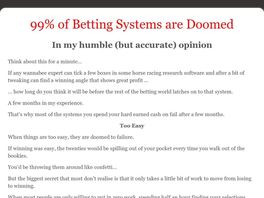 Go to: UK Horse Racing Systems