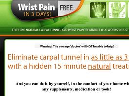 Go to: Carpal Tunnel And Wrist Pain Treatment In 3 Days