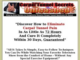 Go to: Carpal Tunnel Syndrome, Hand/wrist Pain System