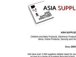 Go to: Asia Supplier Directory