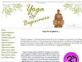 Go to: Yoga For Beginners
