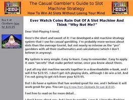 Go to: Casual Gambler's Guide To Slot Machines.