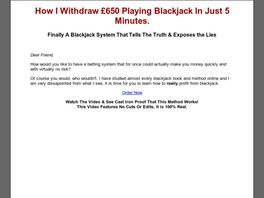 Go to: The Blackjack System - $2 Per Click For Affiliates?