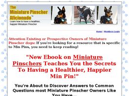 Go to: Miniature Pinscher Dog