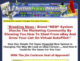 Go to: Auction Profits Unleashed - Mega High Converting eBay(R) Guide!
