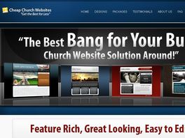 Go to: Church Website Design - Affordable Church Websites