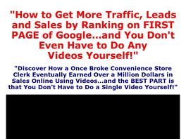 Go to: Video Commissions - #1 Internet Marketing Product For Video Marketing
