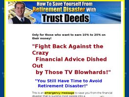 Go to: How To Make 10% To 20% On Your Money With Trust Deeds!