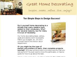 Go to: Love Your Home - 10 Secrets To Creating A Space You'll Love