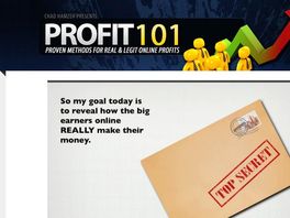 Go to: Profit101 - Earn 100% Commissions Now!
