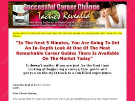 Go to: Successful Career Change Tactics Revealed.
