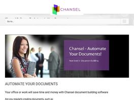 Go to: Chansel - Automate Your Documents