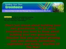 Go to: Build Your Own Greenhouse For Pleasure or Profit