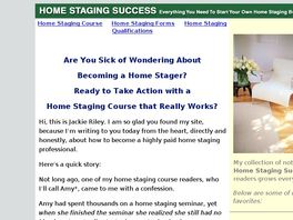 Go to: Hot Niche Starving Crowd Wants To Learn Home Staging-very Low Refunds