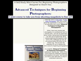 Go to: Advanced Techniques For Beginning Photographers.