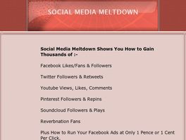 Go to: Social Media Meltdown