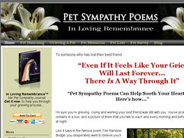 Go to: Pet Sympathy Poems
