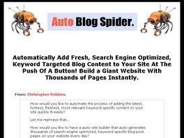 Go to: New Auto Blog! Fresh and Targeted Content. Easy Conversions