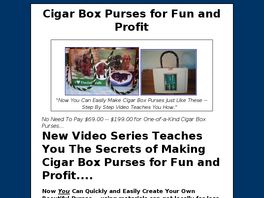 Go to: How To Make Cigar Box Purses.