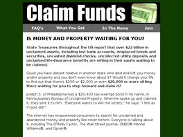 Go to: Claim Funds: Money.