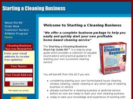 Go to: Starting A Cleaning Business.