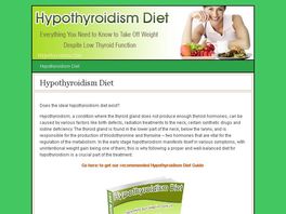 Go to: Hypothyroidism Diet - Thyroid Weight Loss