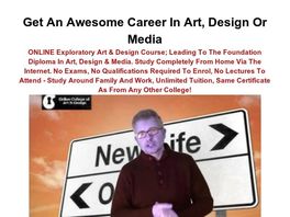 Go to: Awesome Careers In Art, Design Or Media - Online Course