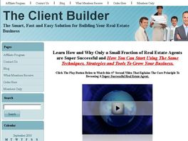 Go to: The Client Builder Marketing System For Real Estate Agents