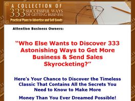 Go to: 333 Successful Ways Of Getting Business.