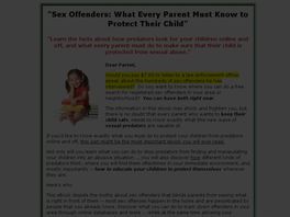 Go to: Stop Sex Offenders.