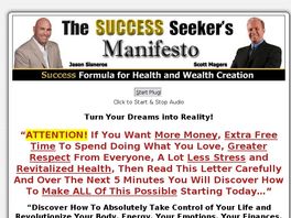 Go to: Success Seekers Manifesto.