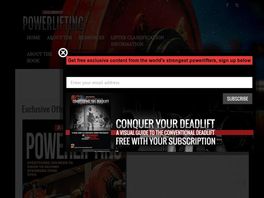 Go to: All About Powerlifting - The Book