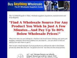 Go to: Wholesalecollector.com - Get Everything At Wholesale Prices!