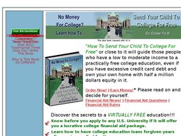 Go to: How To Send Your Child To College Free