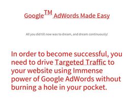 Go to: Google Adwords Made Easy