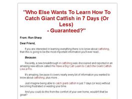 Go to: We Have A Big Cat! Learn To Catch The Giant Catfish Like A Pro