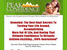 Go to: Peak Confidence - High Converting Confidence Building System.