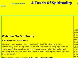 Go to: A Touch Of Spirituality.