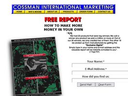 Go to: Cossman International Marketing.