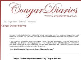 Go to: Cougar Diaries "My First Five Cubs"