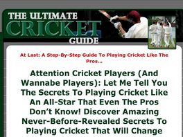 Go to: The Ultimate Cricket Guide.