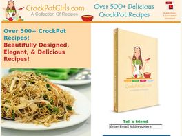 Go to: 500+ Crockpot Girls Recipes = 8+ Million Monthly Searches