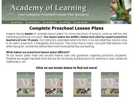 Go to: Complete Preschool Lesson Plans.