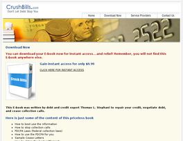Go to: Debt Settlement / Credit Repair Ebook.
